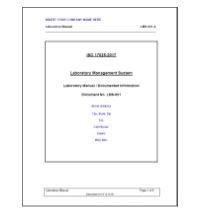 17025:2017 LQMS Documentation Package