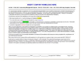 17025:2005 to 17025:2017 Gap Transition Checklist (2005>>2017)