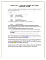 17025:2005 to 2017 LQMS Upgrade Instructions Transition (2005>>2017)