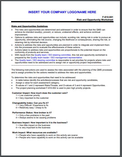 AS9110 Rev C Forms Package